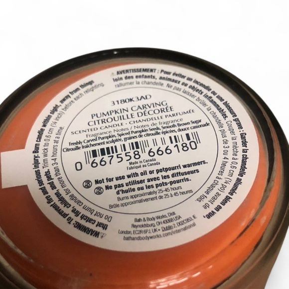 B&BW Pumpkin Carving Candle - Picture 5 of 5